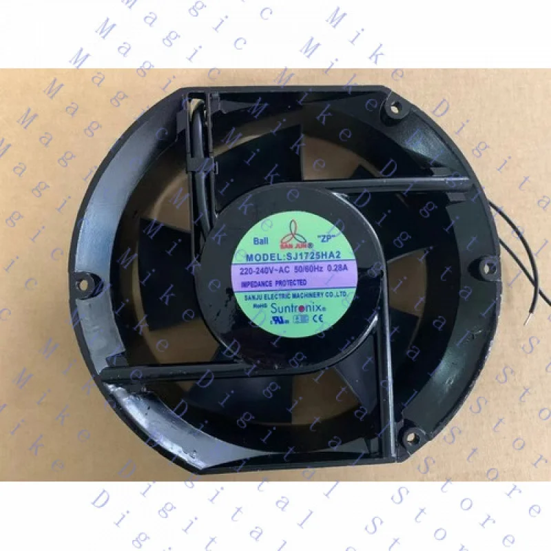 

UU 1PC For Round Fan 170x170x51mm SJ1725HA2 220V-240V~AC 50/60Hz 0.28A