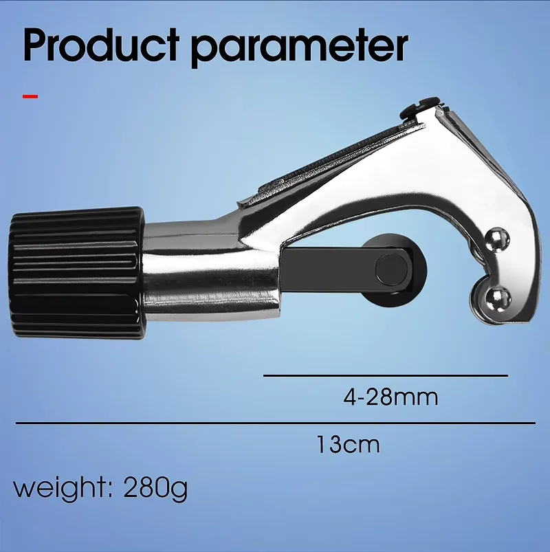 SUMMITEK 4-28 Pipe Cutter Light Zinc Alloy Metal Pipe Cutter Pipe Cutter V2 Small Copper Pipe Cutter Arrow Cutter