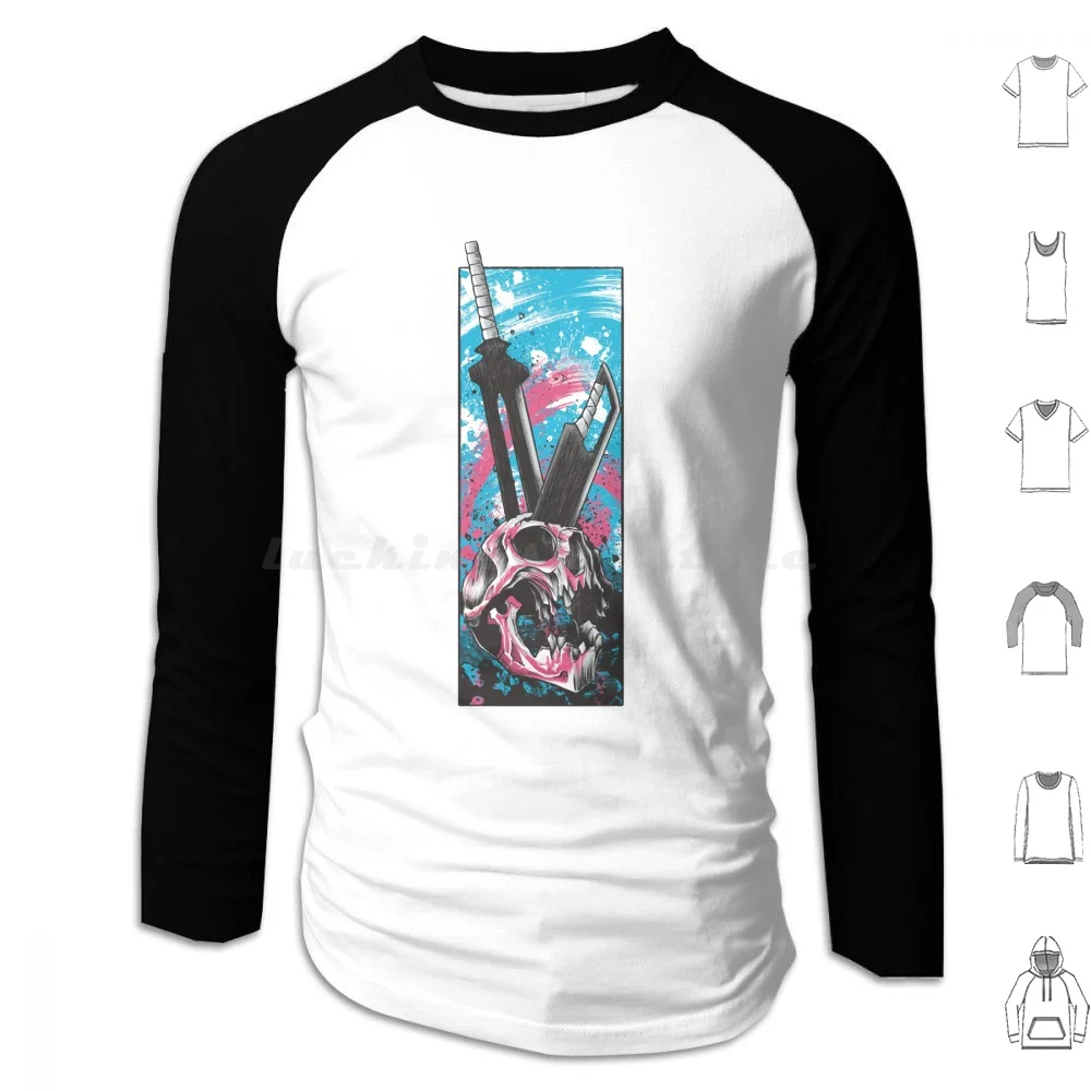 Slaying Moon-Zangetsu Hoodie cotton Long Sleeve Zangetsu Zanpakuto Ichigo Ichigo Blade Bleach Bankai Ichigo Bankai