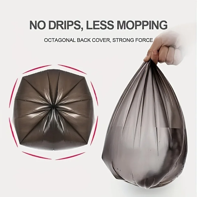 100 bolsas de basura desechables para el hogar para almacenamiento de basura, limpieza para sala de estar, dormitorio, cocina, baño, inodoro