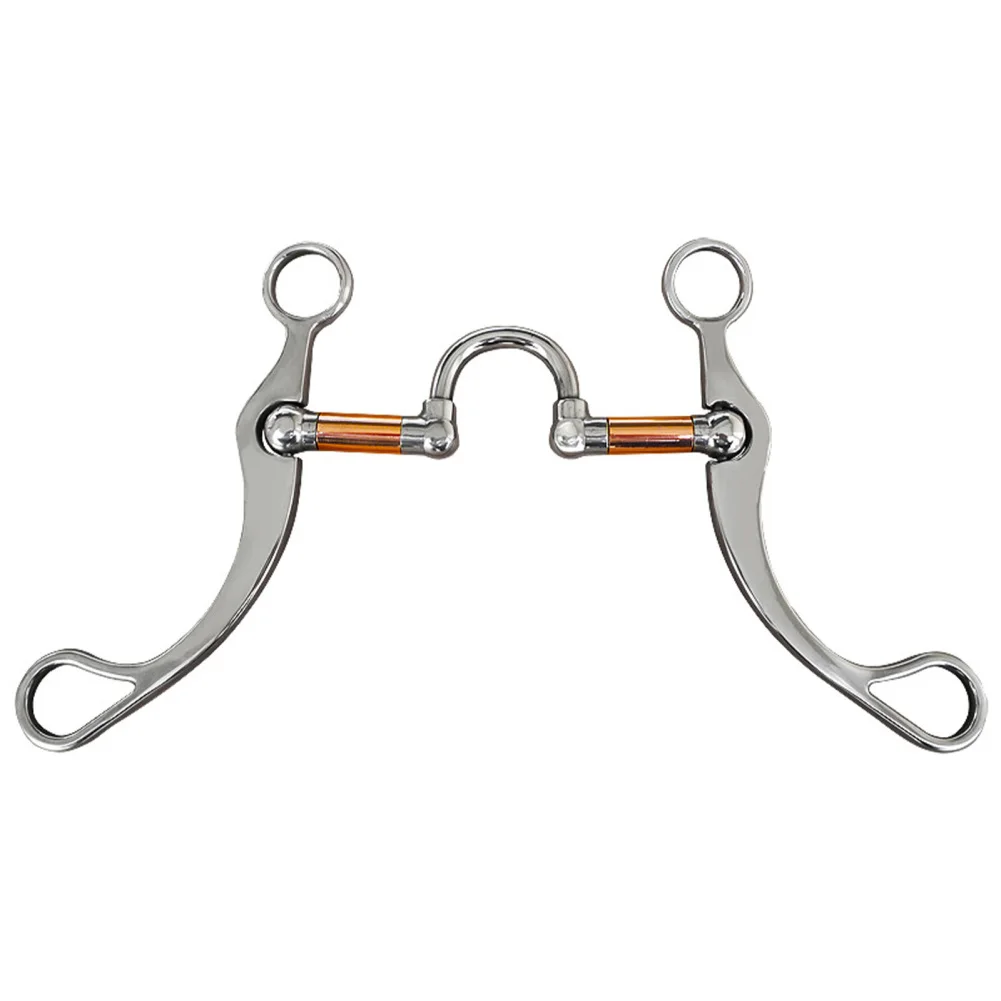 

Horse Bit Stainless Steel Copper Snaffle Bit Gentle And Rust Free Ideal Stainless Steel Correction Mouthpiece BT1131