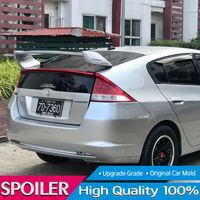 For Honda Insight Spoiler 2009-2013 Exterior ABS Plastic Material Car Rear Wing Primer Color Rear Spoiler For Honda Insight