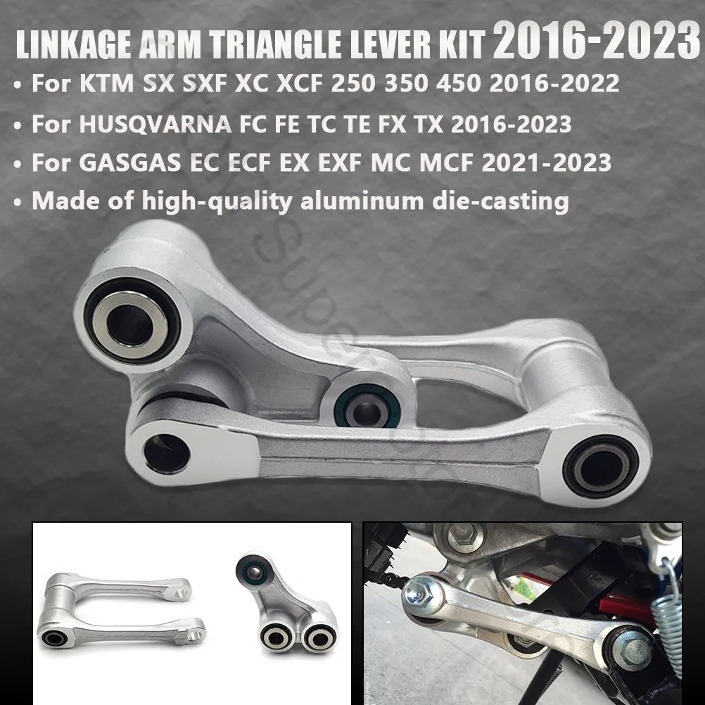 

For KTM HUSQVARNA 2016-2022 GASGAS Motorcycle Die Casting Rear Suspension Pull Rod Swingarm Linkage ARM Shock Triangle Lever SXF