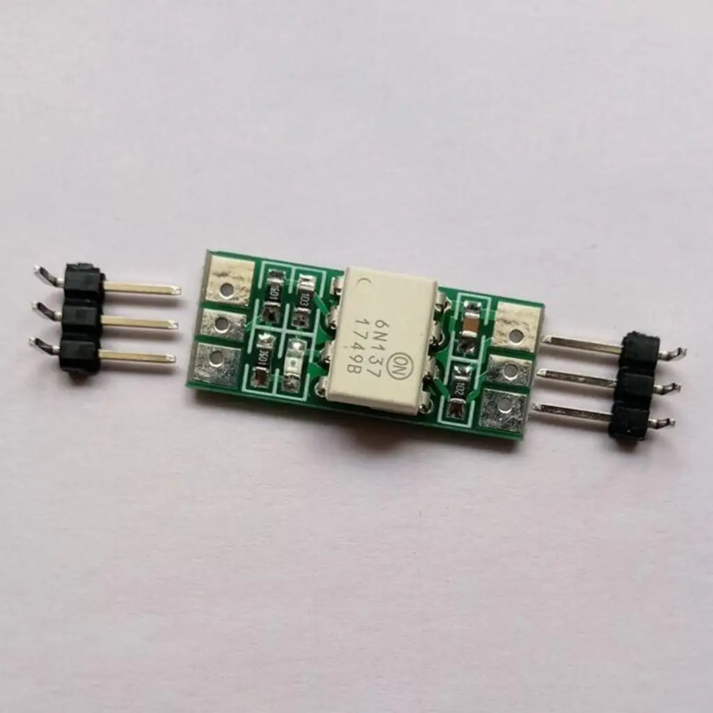 6N137 Optocoupler Isolation Board DIP8 High Speed Signal Level Converter 5V NPN Output for Data Acquisition System