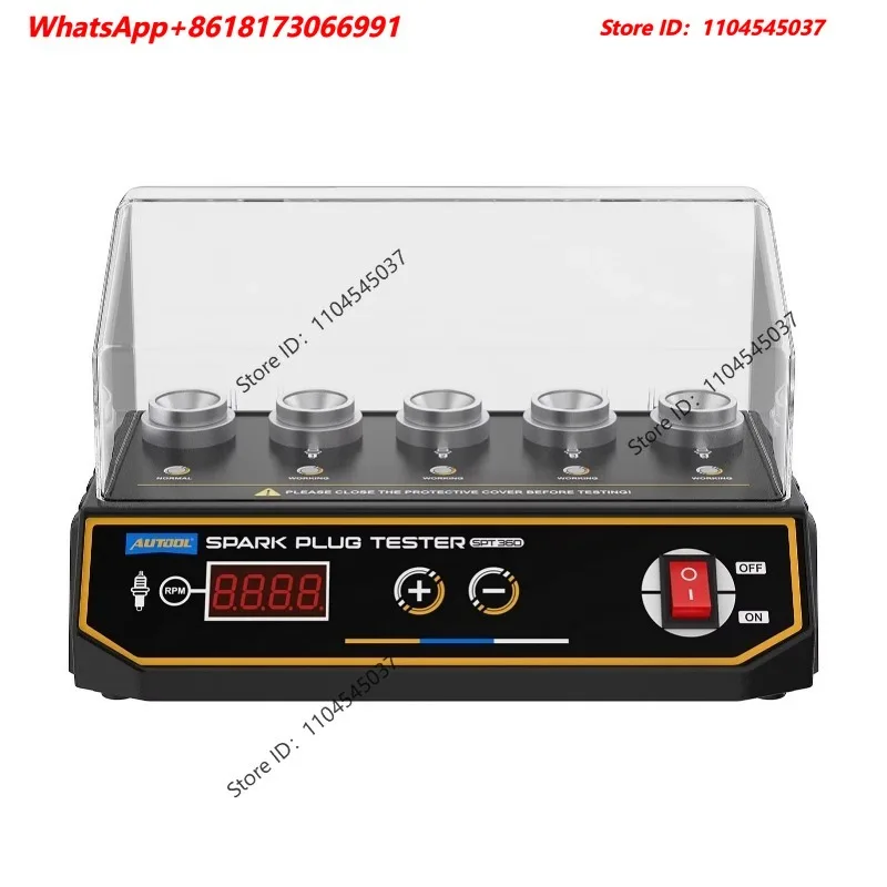 SPT360 Automotive Spark Plug Tester 110V 220V Five Hole Spark Plug Ignition Analyzer Tool