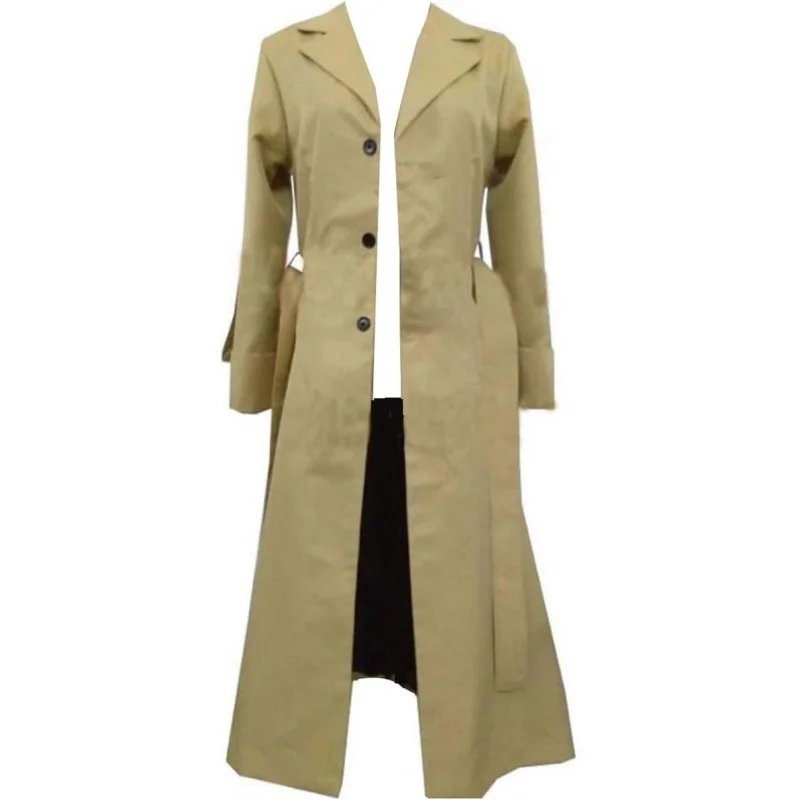 

❤️❤️❤️Poetic Walk Anime Cosplay Mens Costume Uniform Yellow Cloak Jacket Cosplay Trench Coat❤️⭐️❤️