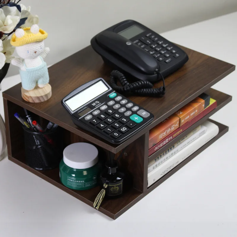 Printer Rack Desk Desktop Small Copier Height-increasing Bracket Multi-layer Finishing and Storage Shelf on The Table
