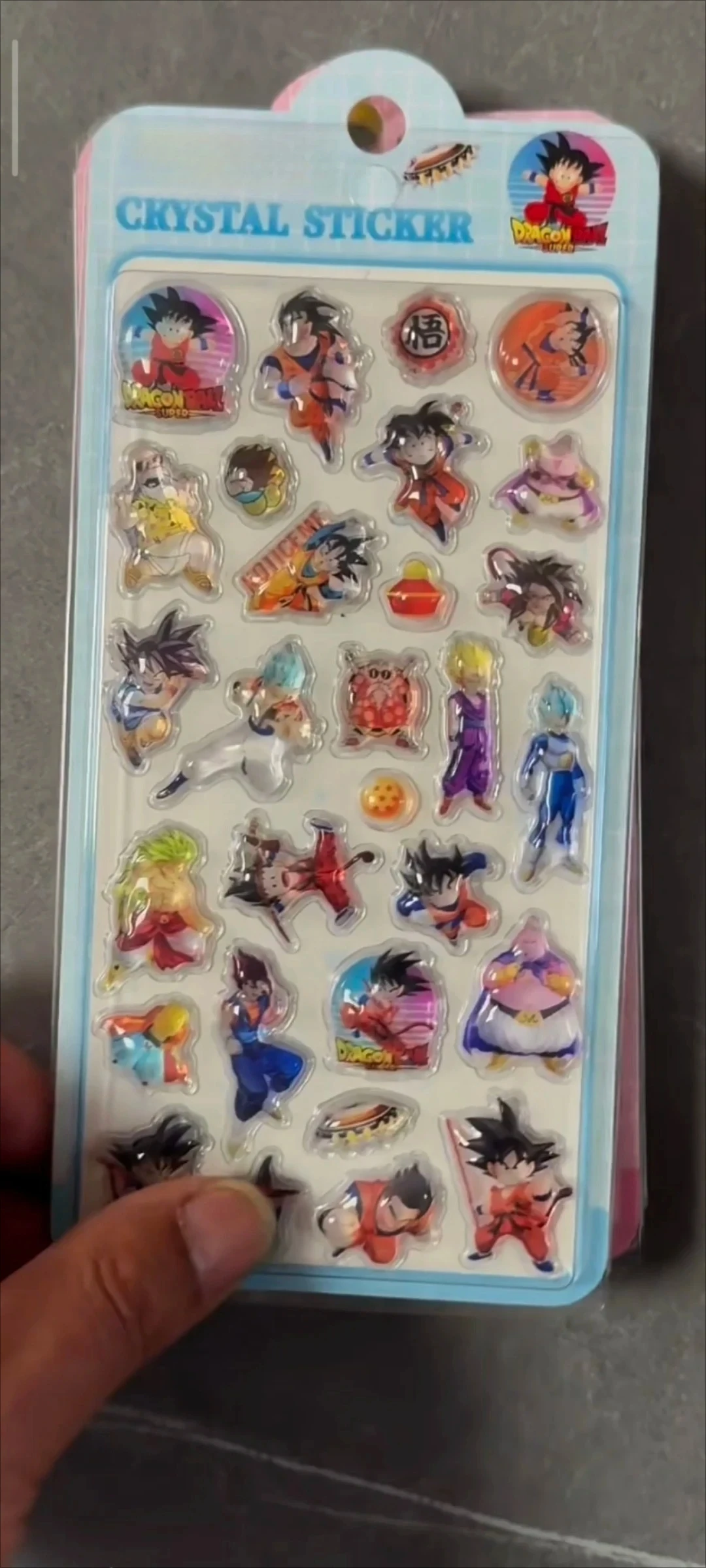 Dragon Ball 3D Relief Stickers - Crystal Ball Decor recension och pris
