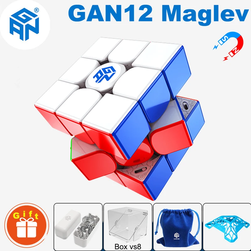 

GAN12 M Magnetic 3×3 Maglev UV Magic Cube 3x3 GAN 12 Professional 3x3x3 Speed Puzzle Fidget Children's Toys Magnet Cubo Magico