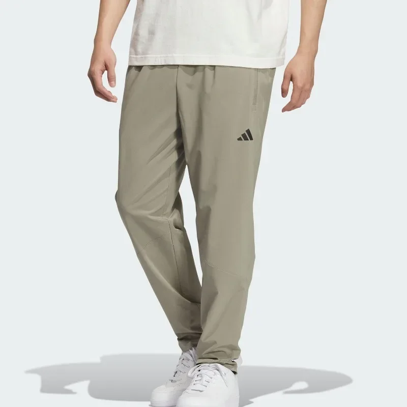 Adidas Unisex Autumn Winter Stretch Jersey for Men Women, Elastic Waistband Slim Fit Hidden Pocket Fitness Trousers KC6981