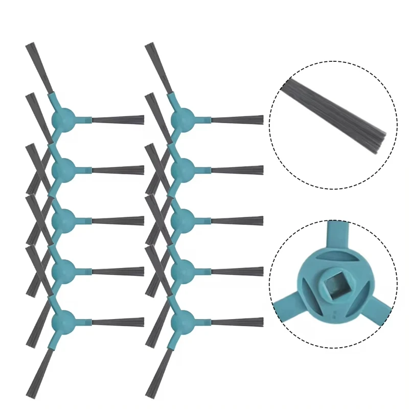 【Berserkk】مجموعة فرش جانبية لقطع غيار مكنسة الروبوت البديلة المتقدمة من Conga 2499 Ultra Home