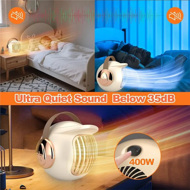 【جديد】سخان كهربائي PTC تسخين سريع لسطح المكتب سخان هواء دافئ محمول لمكتب المكتب موفر للطاقة #4