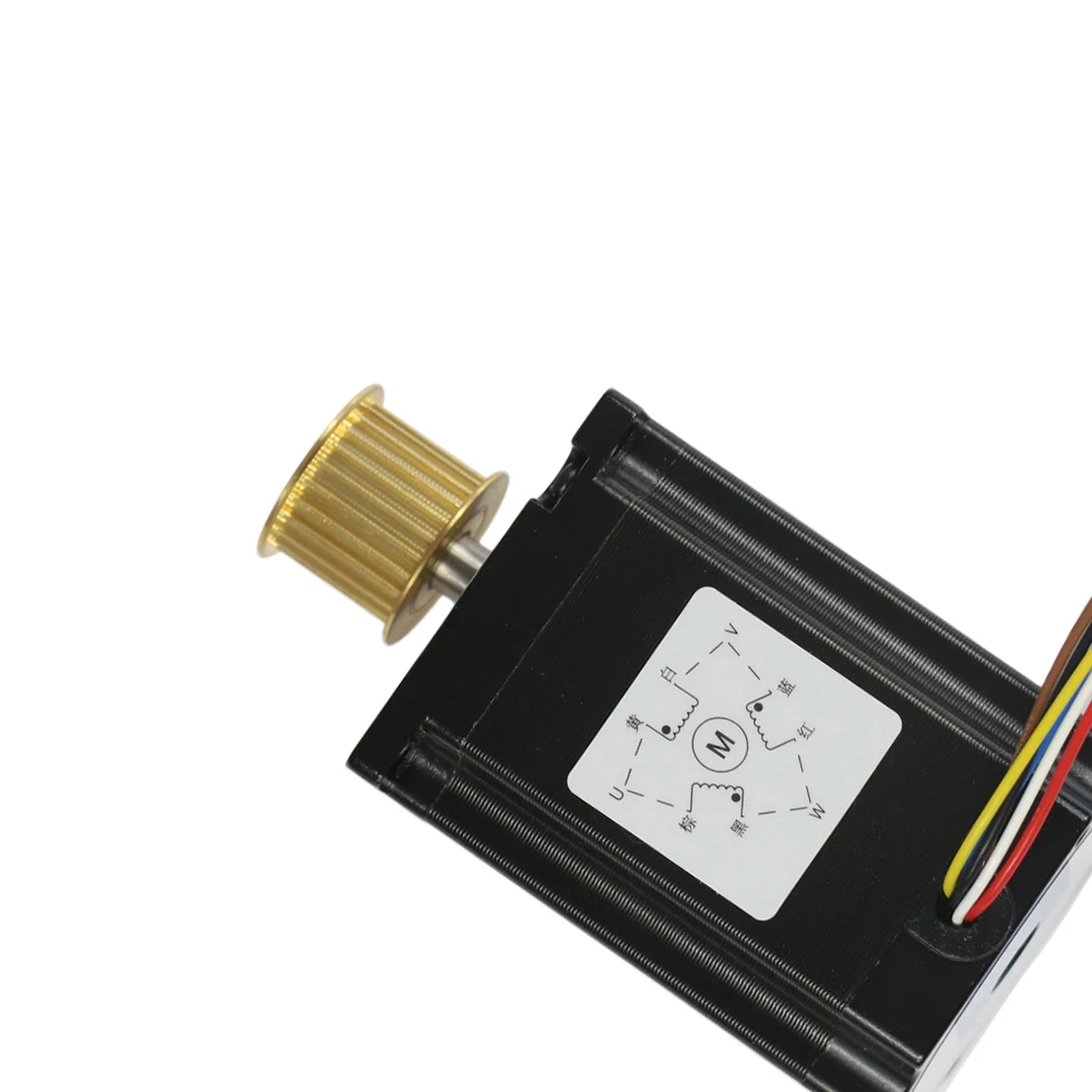 3-Phase Stepper Motor for Leadshine 573S09-L-18 NEMA23 3.5A 50mm Length 6.35mm Shaft for CNC Router Machine