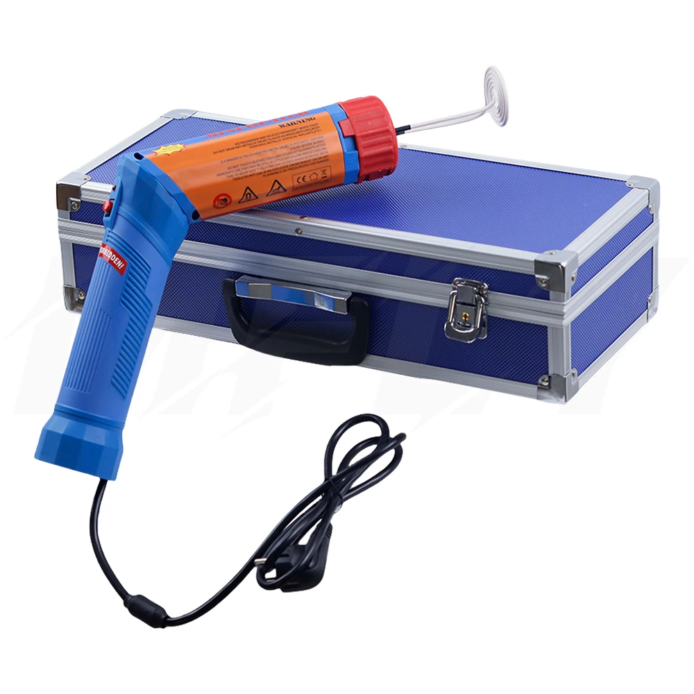 8 coils KIA-1.1KW Plus Magnetic Induction Heater Rotating Type Handheld Mini Heater Bolt Remover Repair Machine