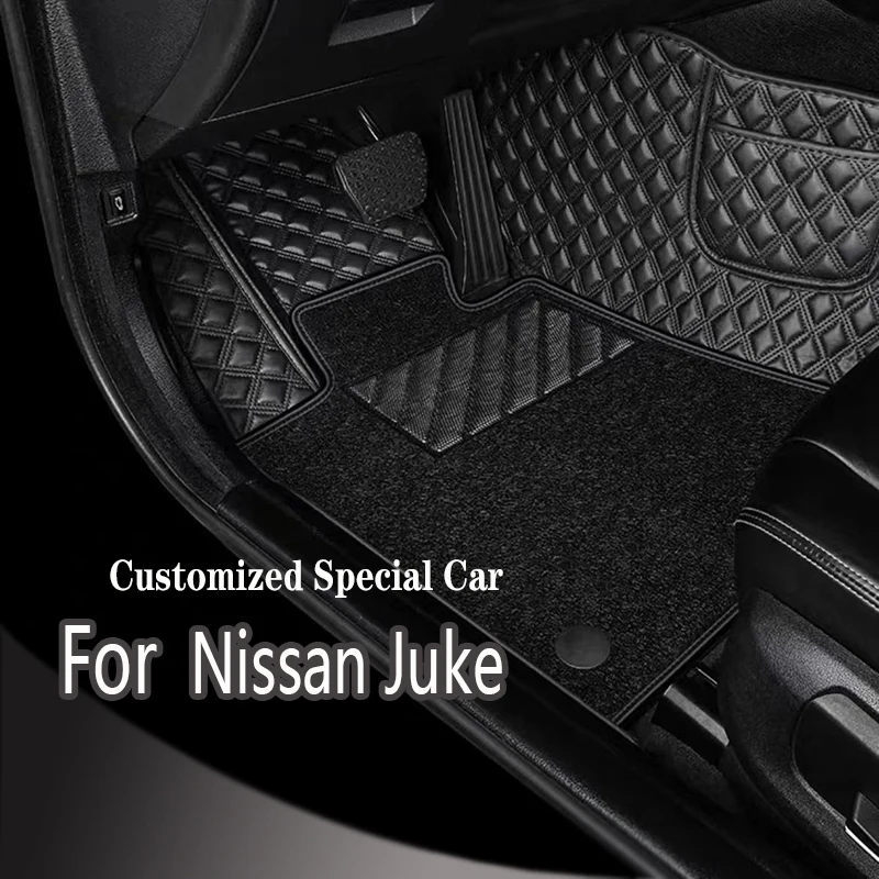 Car Floor Mat For Nissan Juke F15 2013~2016 Anti-dirt Pad Reduces Friction Car Mat Full Set Waterproof Floor Mat Car Accessories