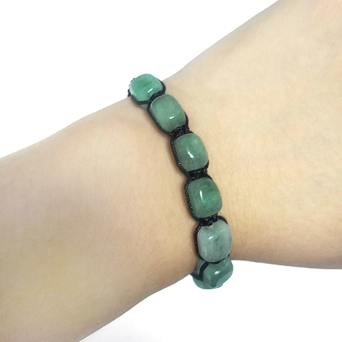 مربع الخرز 7 شقرا العلاج كريستال سوار اليوغا حجر قابل للتعديل سوار التأمل الاسترخاء القلق المرأة سوار #2