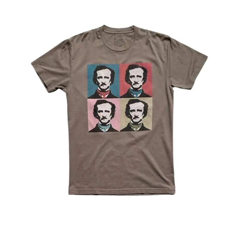 

Vintage Y2K Out Of Print Edgar Allan Poe Pop Art T Shirt Size S