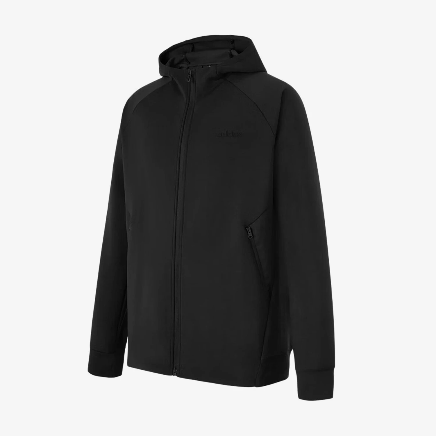 Adidas genuine hooded zipper long sleeved jacket men's fitness jacket jacket KC2174