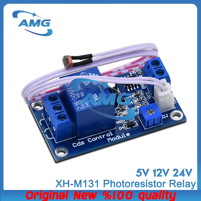XH-M131 DC 5V / 12V Light Control Switch Photoresistor Relay Module Detection Sensor 10A brightness Automatic Control Module