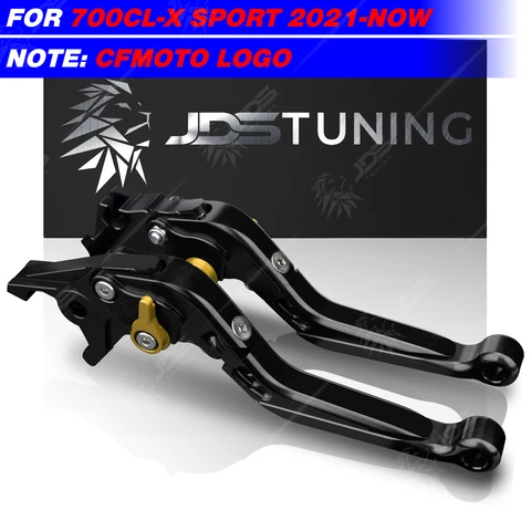 JDSTUNING Для CFMOTO 700CLX SPORT 2021-НАСЫЧЕСТВОВАЯ ВЕРСИЯ: Комплект складных регулируемых рычагов сцепления и тормоза, аксессуары и запчасти