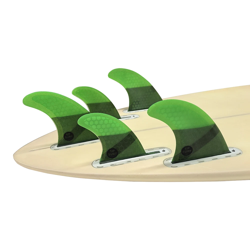 

Best Quality Fiberglass Surf Fin for Surfboard Tri-quad Set G5+GL Single Tab Fin