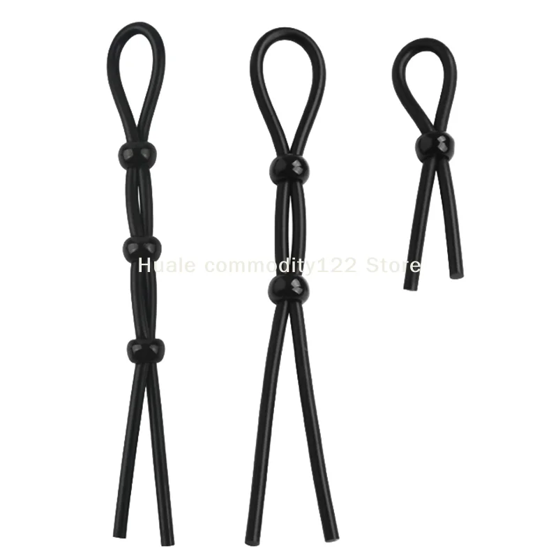 Adjustable Rope Binding Ball Stretcher Sperm Penis Ring Male Lock Rope Colorful Ejaculation Delay Erection Rings Adult Sex Toys