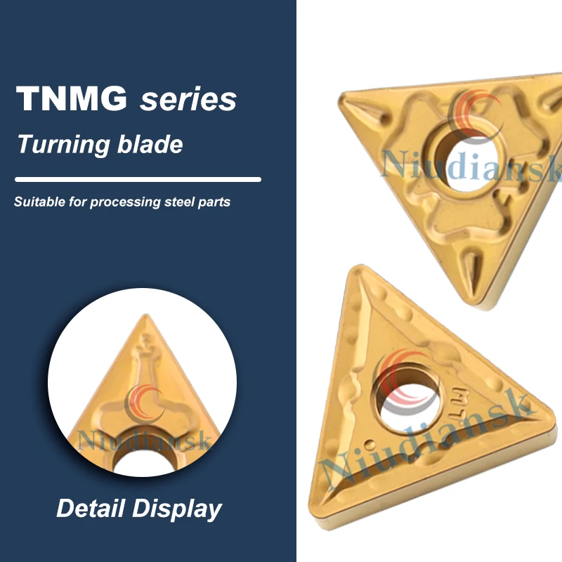 TNMG سلسلة تحول إدراج TNMG160408-TM CQ HQ MA MT PM CM PR R/L-S R/L-VF LF9018 مركز التصنيع أداة تحول خارجية الصلب