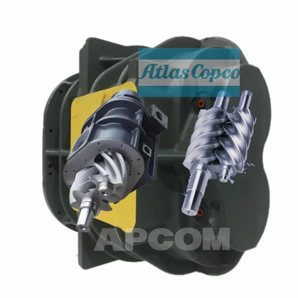 C168 AtlasCopco 1616725681 1616725691 Rotor Atlas Copco Screw air Compressor Airend