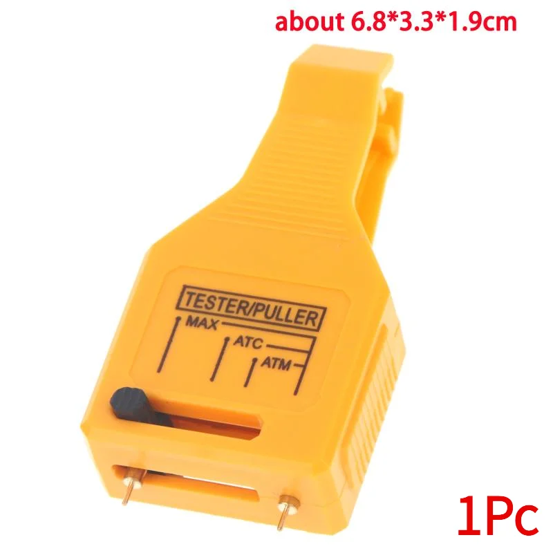 1Pc 24V DC Auto Fuse Tester With LED Indicator Non Slip Grip For Car Repair Maintenance DIY Work.
