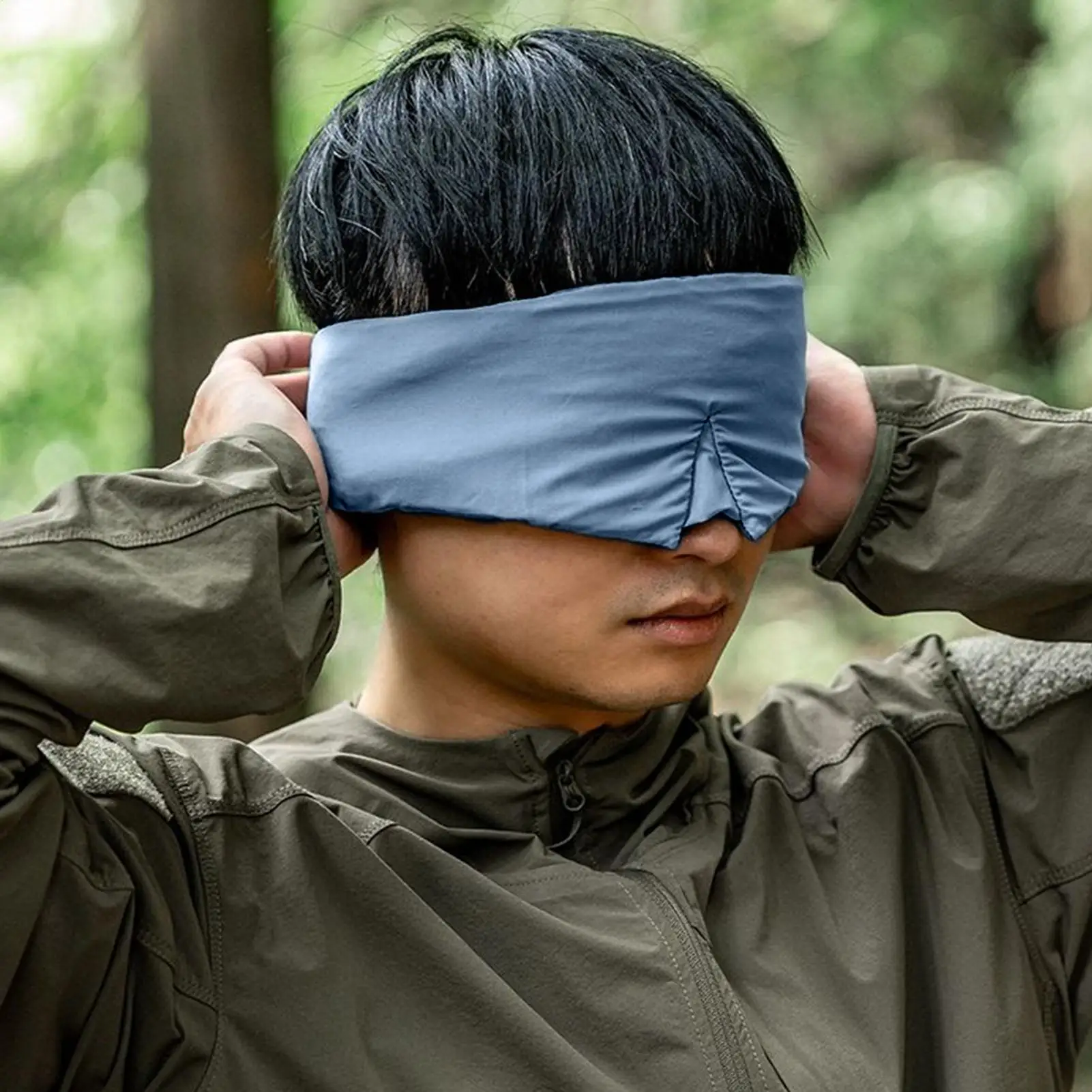 

Чехол для глаз, дорожный чехол для глаз для сна, портативный ночной повязка на глаза с регулируемым ремешком для домашнего отдыха в самолете