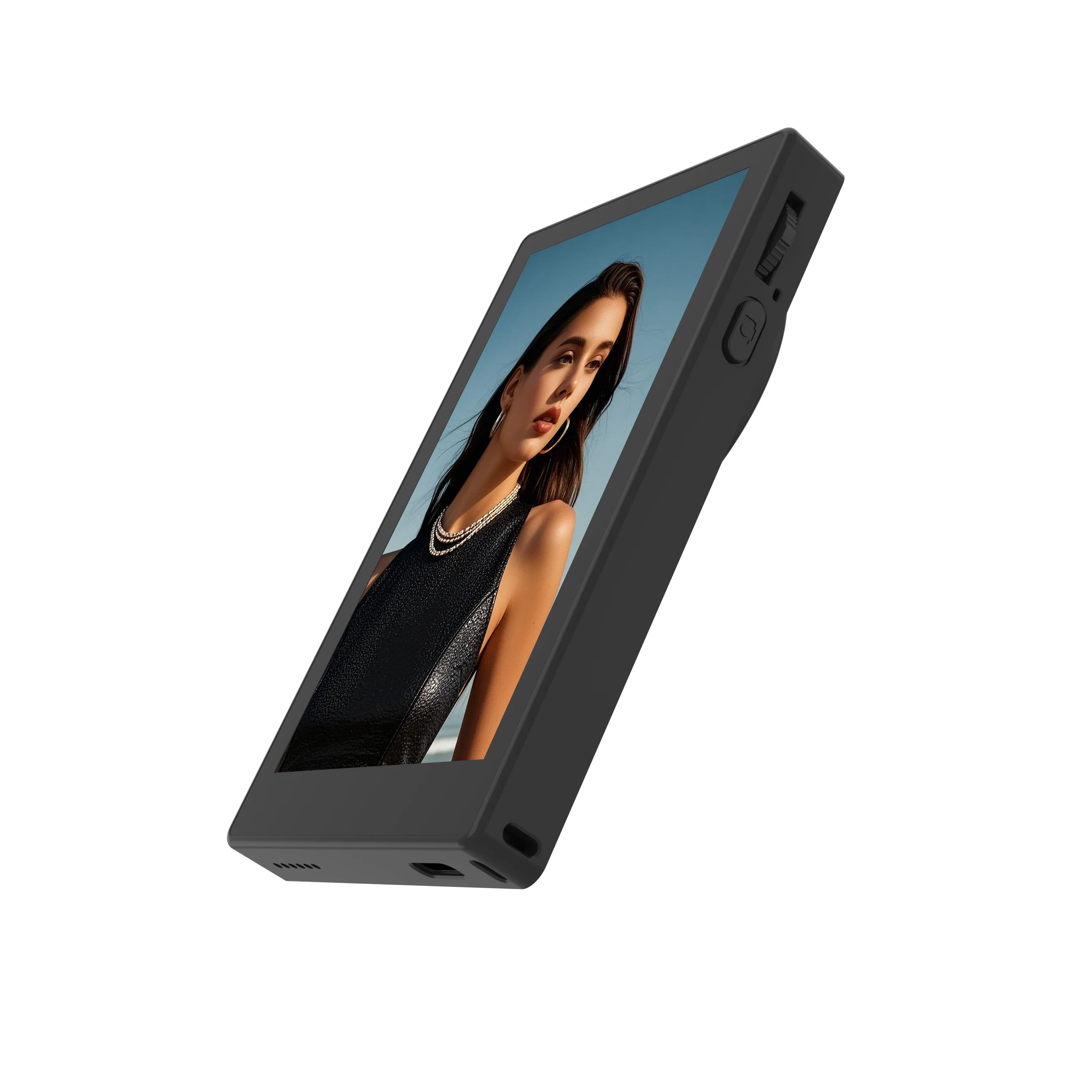 

Magnetic Phone Vlog Selfie Screen with Audio and Touch Screen Wireless Recording Back Selfie with Speaker