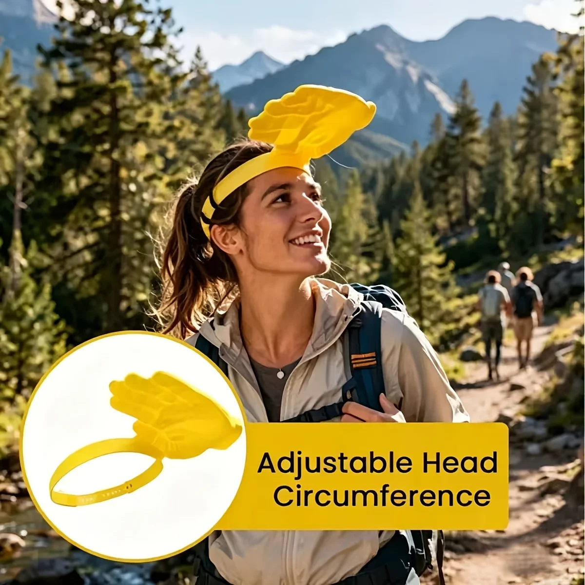 Creative Hand Sun Visor Hand-Protective Summer Hat Funny Hand Design UV Protection Sun Hat for Outdoor Activities