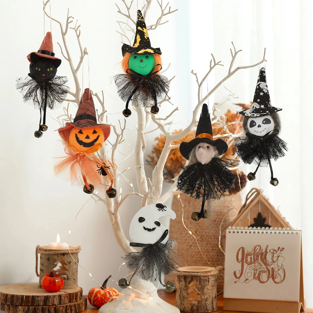 6Pcs Cute Halloween Hanging Decoration Set