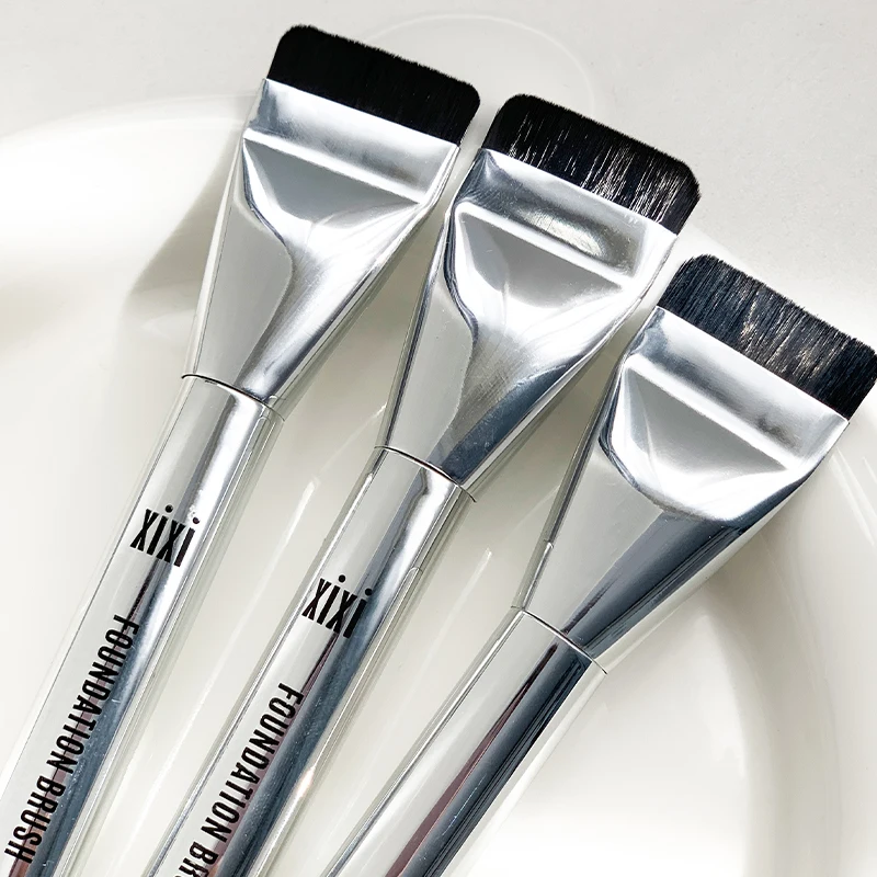 XIXI Ultra Thin Foundation Brush Lightweight Face Contour Brush Flat Contour Brush Blending Foundation Cream Makeup Brushes