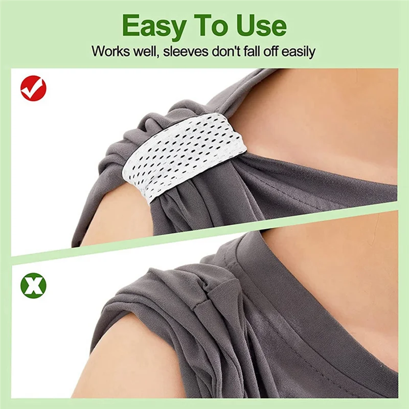

ABHS-8Pcs Jersey Sleeve Bands With Hook And Sleeve Roll Up Holder For Sports Activities