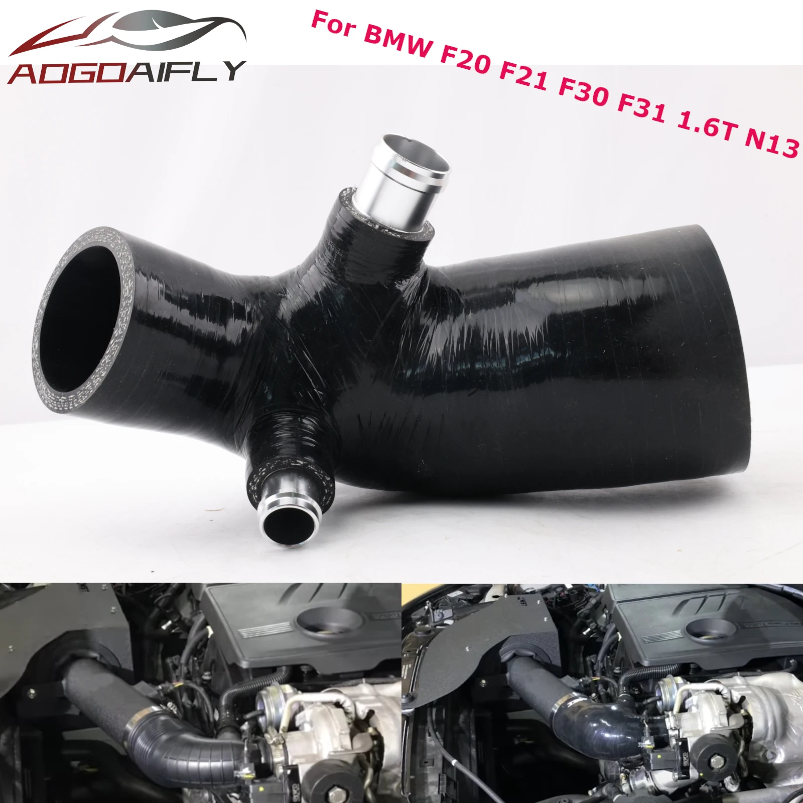 factory supply Turbo Air Intake Silicone Pipe Intake Induction Hose For BMW F20 F21 F30 F31 N13 1.6T Engine