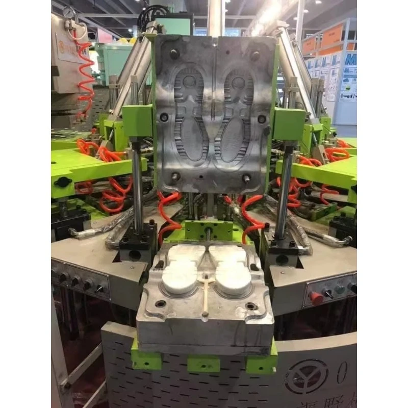 Full Automatic PVC/TPR/ Plastic Slipper Making air Blowing Shoe Making Machine - view 3