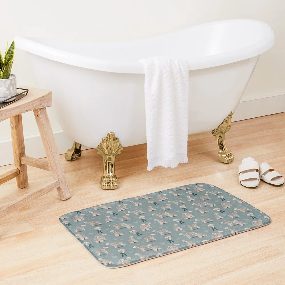 

The Bedlington Terrier Dog Bath Mat Bathtub Carpet Carpet For Bath Mat