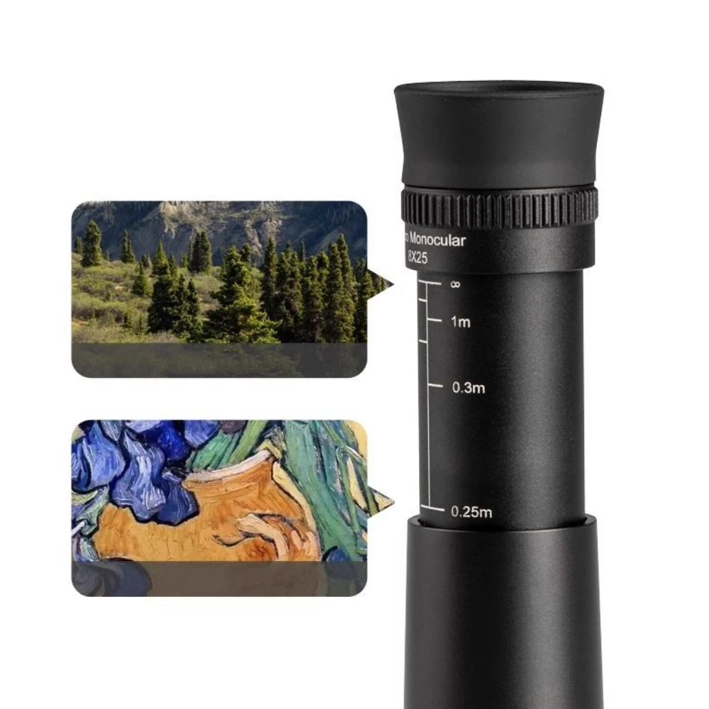 Celestron Super Close Focus 8x25mm Monokulares FMC-Objektiv aus Aluminiumlegierung für den Außenbereich S87114 – Detail 1
