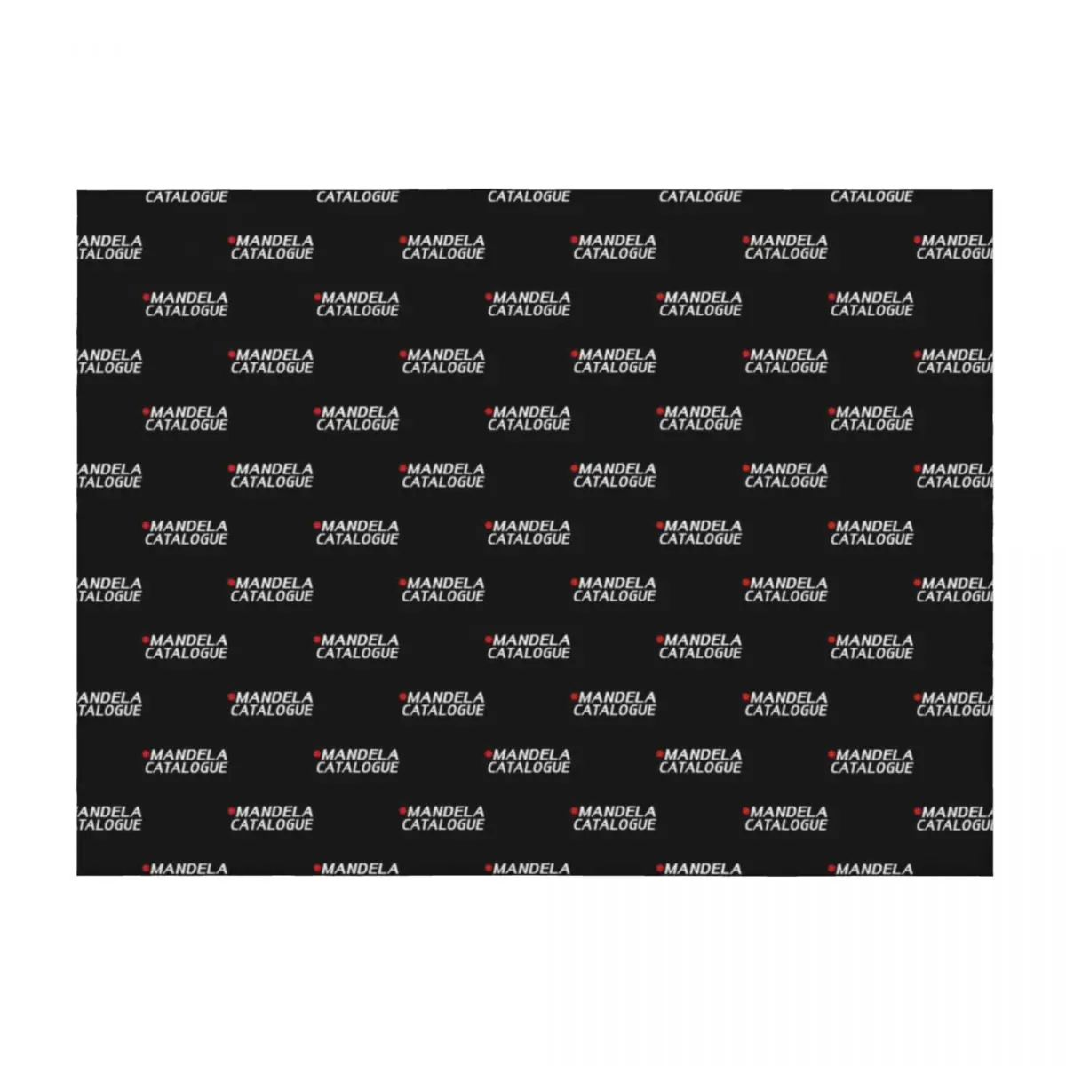 

Mandela Catalogue Merch Mandela Catalogue Logo Throw Blanket christmas gifts For Sofa Thin Flannel Blankets