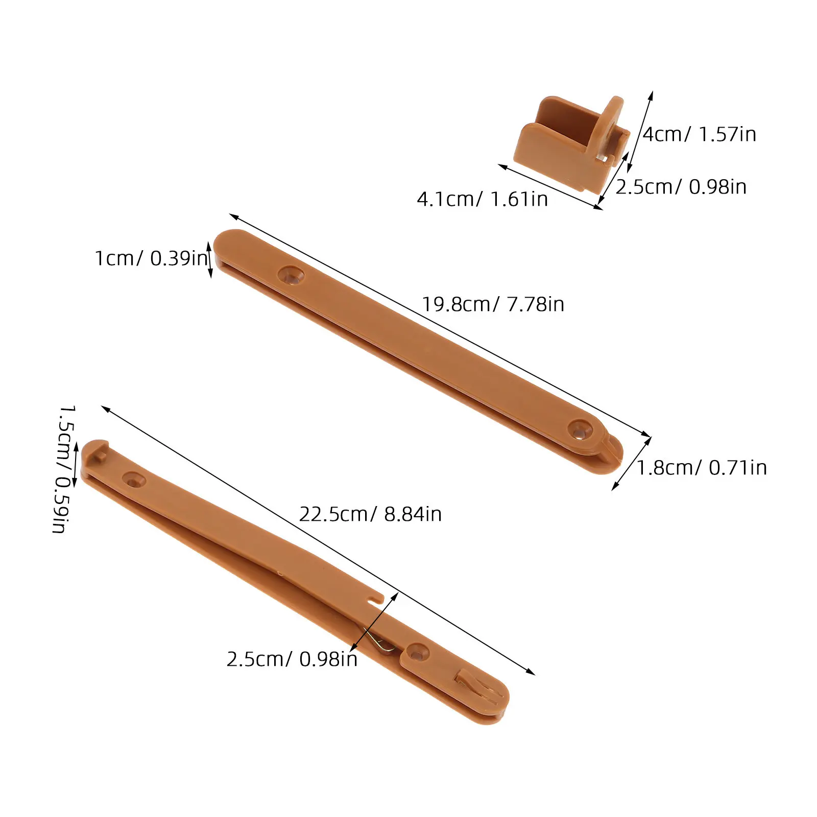 2Sets Crib Fence Plastic Connector Adjustable Rail Lifting Hardware Accessories DIY Baby Crib Rail Replacement Cabinet Parts