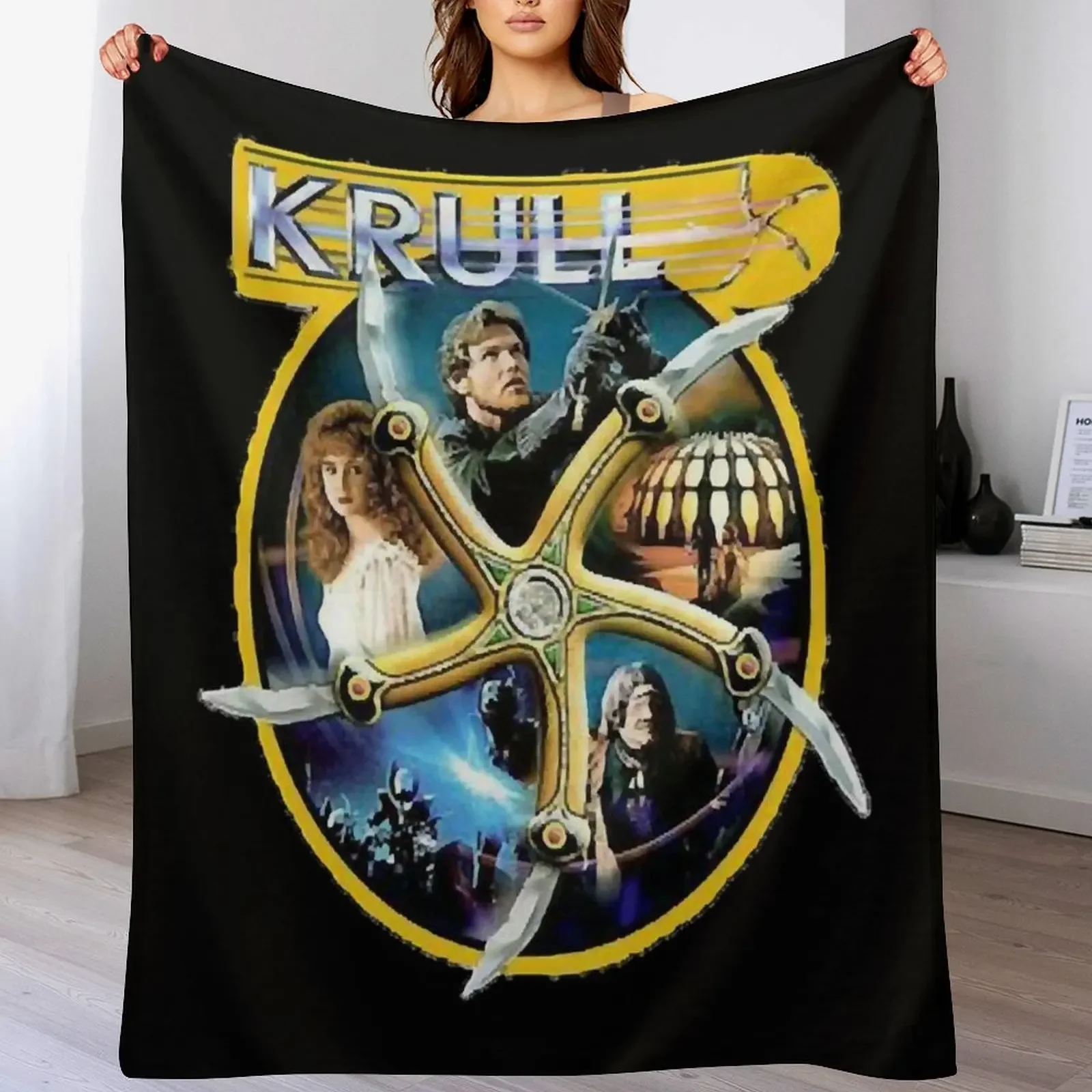 

Krull Movie Throw Blanket Travel Loose Soft Plush Plaid funny gift Blankets