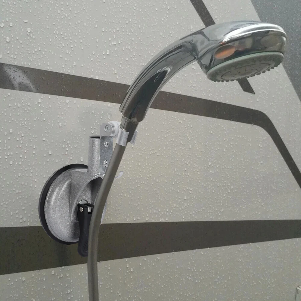 

1Pc Outdoor Shower For RV Caravan Boat Suction Cup Shower Bracket For Camping Rv Outdoor Suction Cup Shower Head Stand