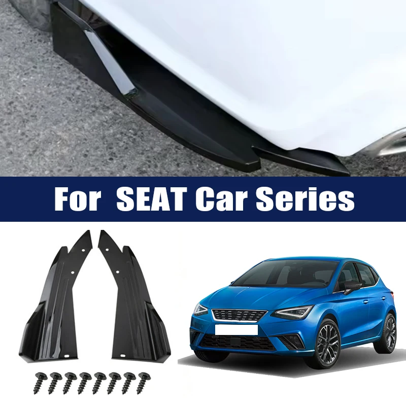 

Rear Bumper Lip Diffuser Splitter Canard Protector Front Spoiler Body Kit For SEAT Ibiza Leon Arona Ateca Tarraco Toledo Mii