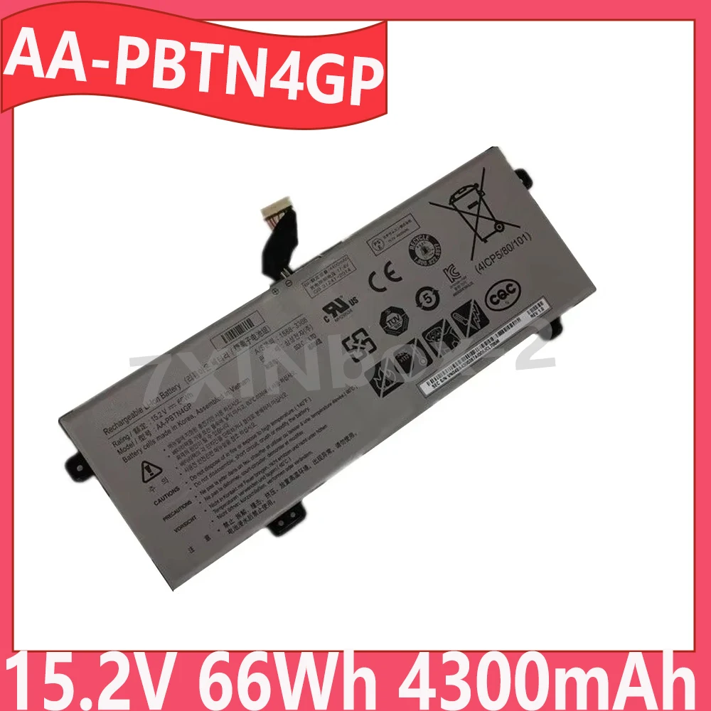 

AA-PBTN4GP 66 Втч 4300 мАч 15,2 В оригинальный аккумулятор для ноутбука Samsung AA-PBTN4GP 4ICP5/80/101 серии
