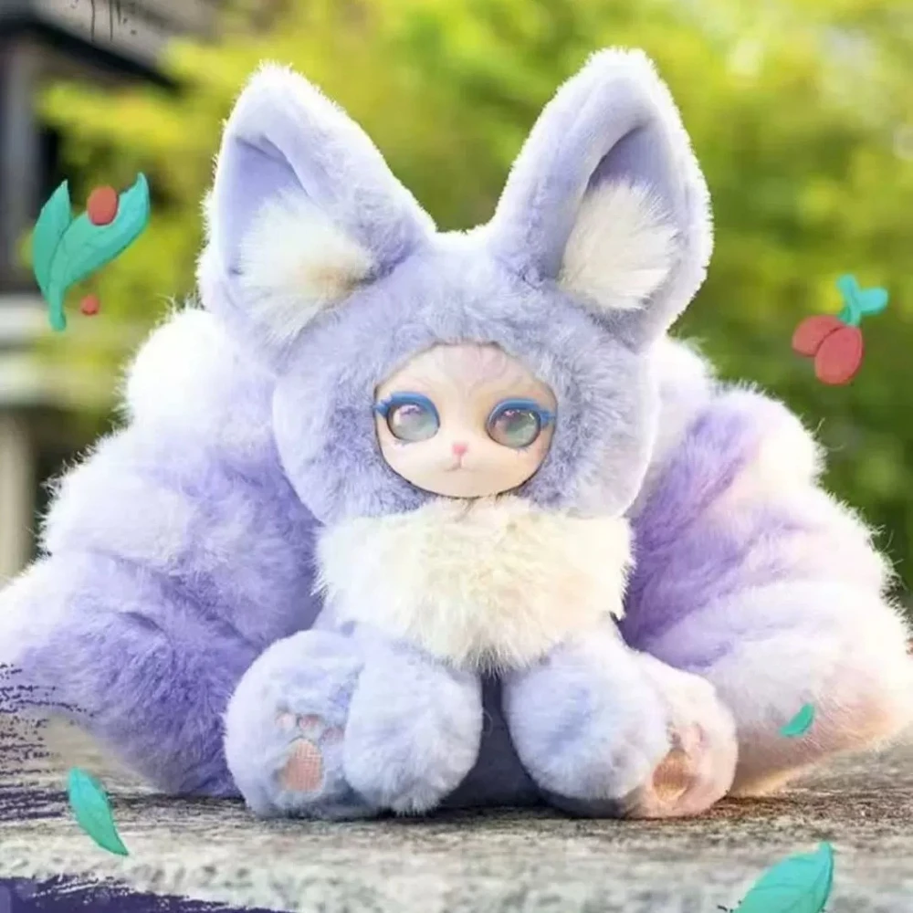 Official Fu You Jiuzhi Plush Toy Box Set Cute Relaxing Healing Good Luck Health Safety and Fortune Backpack Pendant