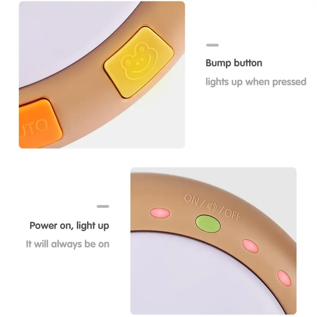 المحمولة الرضع طبلة يدوية قرع فوز أداة اللعب إيقاع الصوت