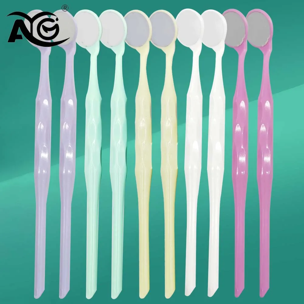 10pcs Dental Mouth Mirror Premium Front Surface Exam Reflector Double Sided Oral Mirrors Dentist Instrument Tool