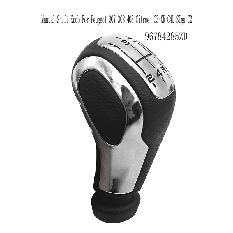 96784285ZD Manual Shift Knob Gear Shift Lever Handball For Peugeot 307 308 408 Citroen C3-XR C4L Sega C2