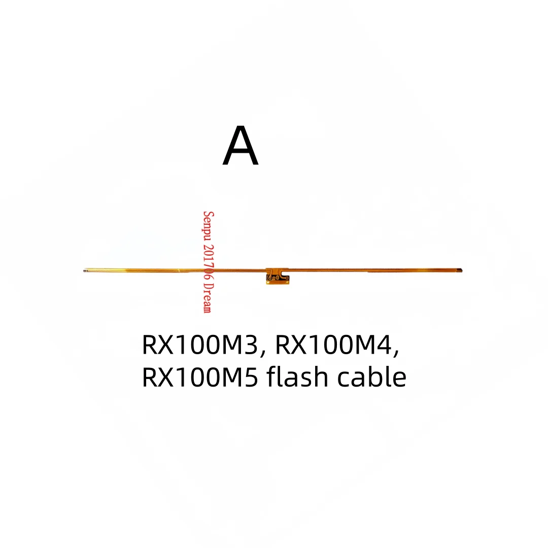 For Sony DSC-RX100M3 DSC-RX100M4 DSC-RX100M5 DSC-RX100M6 DSC-RX100M7 Digital Camera Flash Flex Cable Flash Head Tube Ribbon Conn